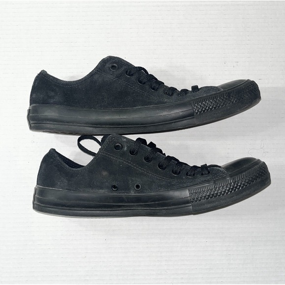 Converse Chuck Taylor All Star Sneakers Men's 11 Black Suede 142039C Hipster Emo - Picture 5 of 7